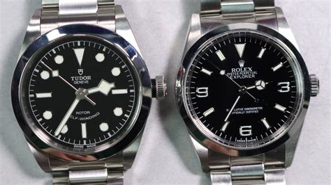 rolex explorer vs black bay.